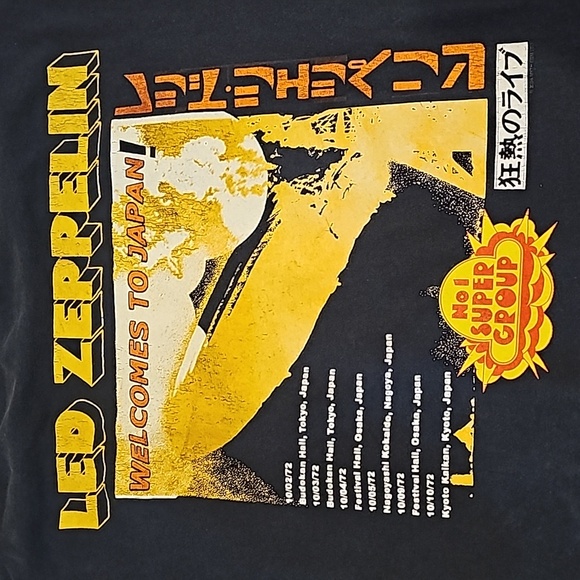 Vintage Led Zeppelin Concert T-shirt - Picture 4 of 6